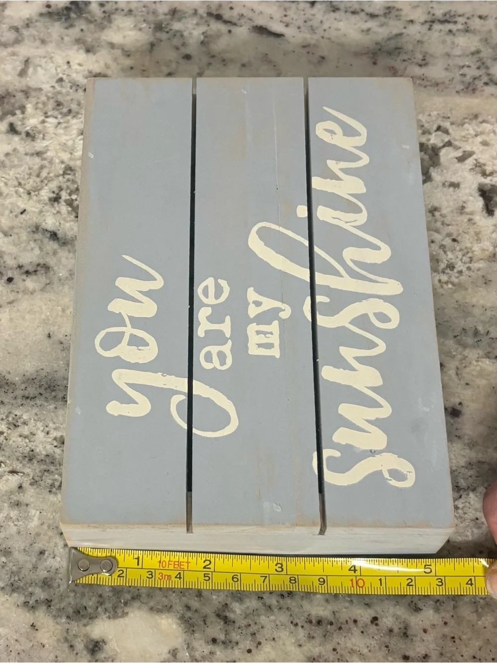 🎒BTS SALE📚 Collins You Are My Sunshine Wood Box Sign Gray Farmhouse Decor